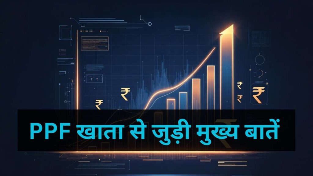 PPF account से जुड़ी मुख्य बातें 